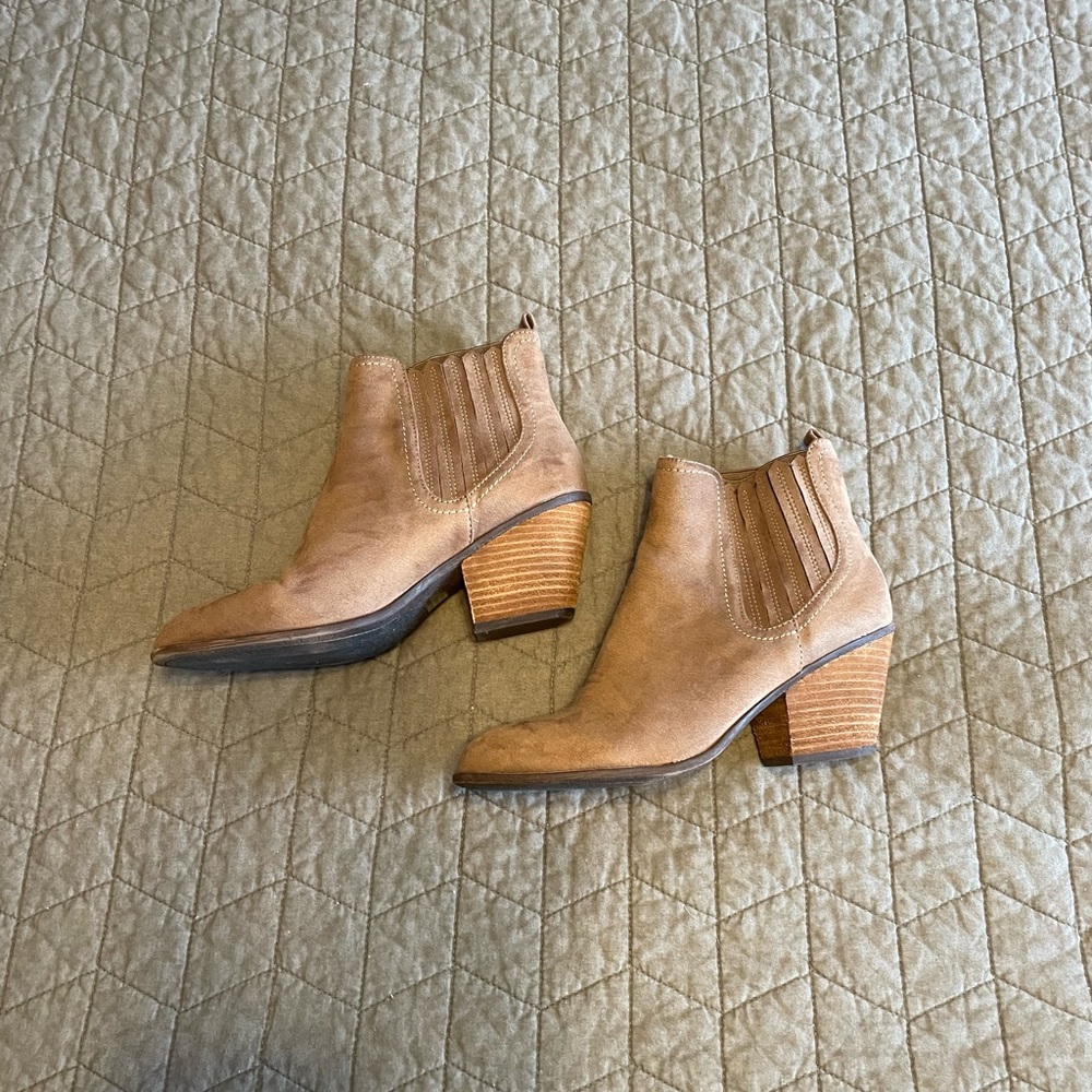 Brown booties
